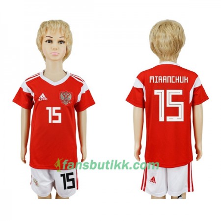 Fotball-VM 2018 Russland drakt Miranchuk 15 Barn Hjemmetrøye